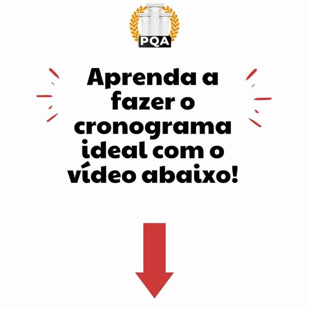 como fazer um cronograma de estudos